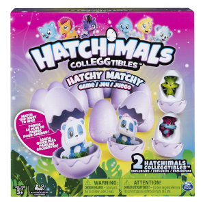 HATCHIMALS – Hatchy Matchy Juego de Mesa Memoria Infantil 3D con Figuras
