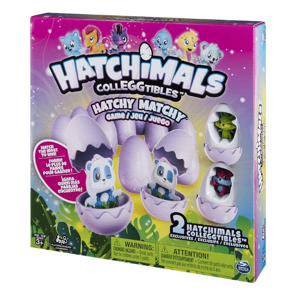 HATCHIMALS – Hatchy Matchy Juego de Mesa Memoria Infantil 3D con Figuras - Imagen 3