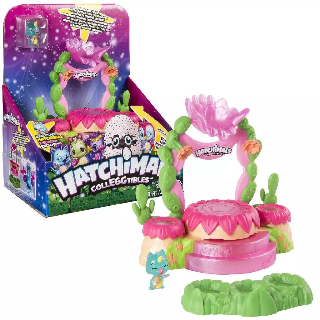 HATCHIMALS – Playset Escenario con Luces, Pasarela y Figura Exclusiva Talent Show - Imagen 7