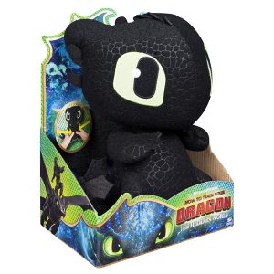 DREAMWORKS – Dragons Toothless Squeeze & Growl – Peluche con Sonidos 25 cm