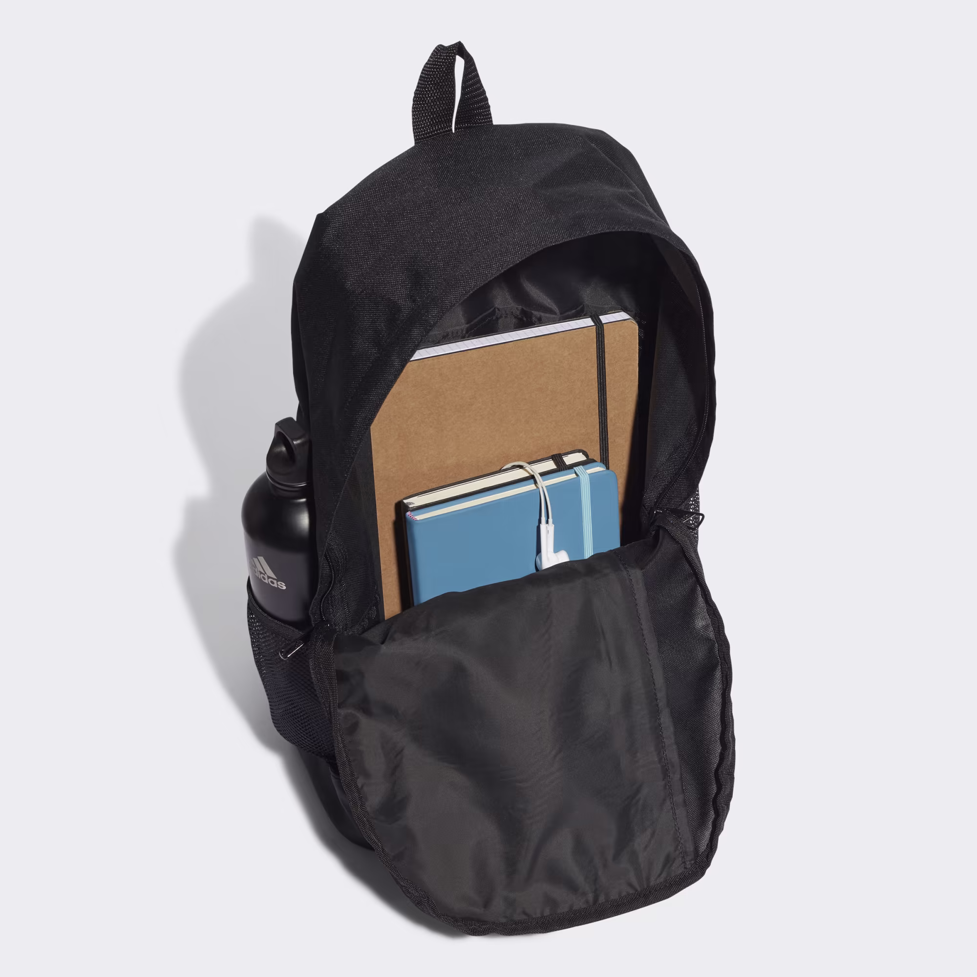 ADIDAS – Mochila adidas Linear Essentials Negra 22,5L Original Unisex Portátil Instituto Universidad HT4746 - Imagen 5