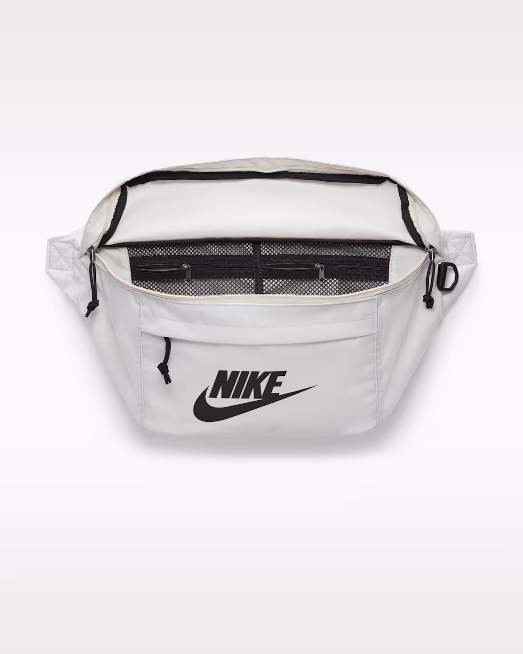 NIKE – Riñonera Nike Tech Hip Pack BA5751-072 Blanca 10L Unisex | Bandolera Grande Ajustable Original - Imagen 4