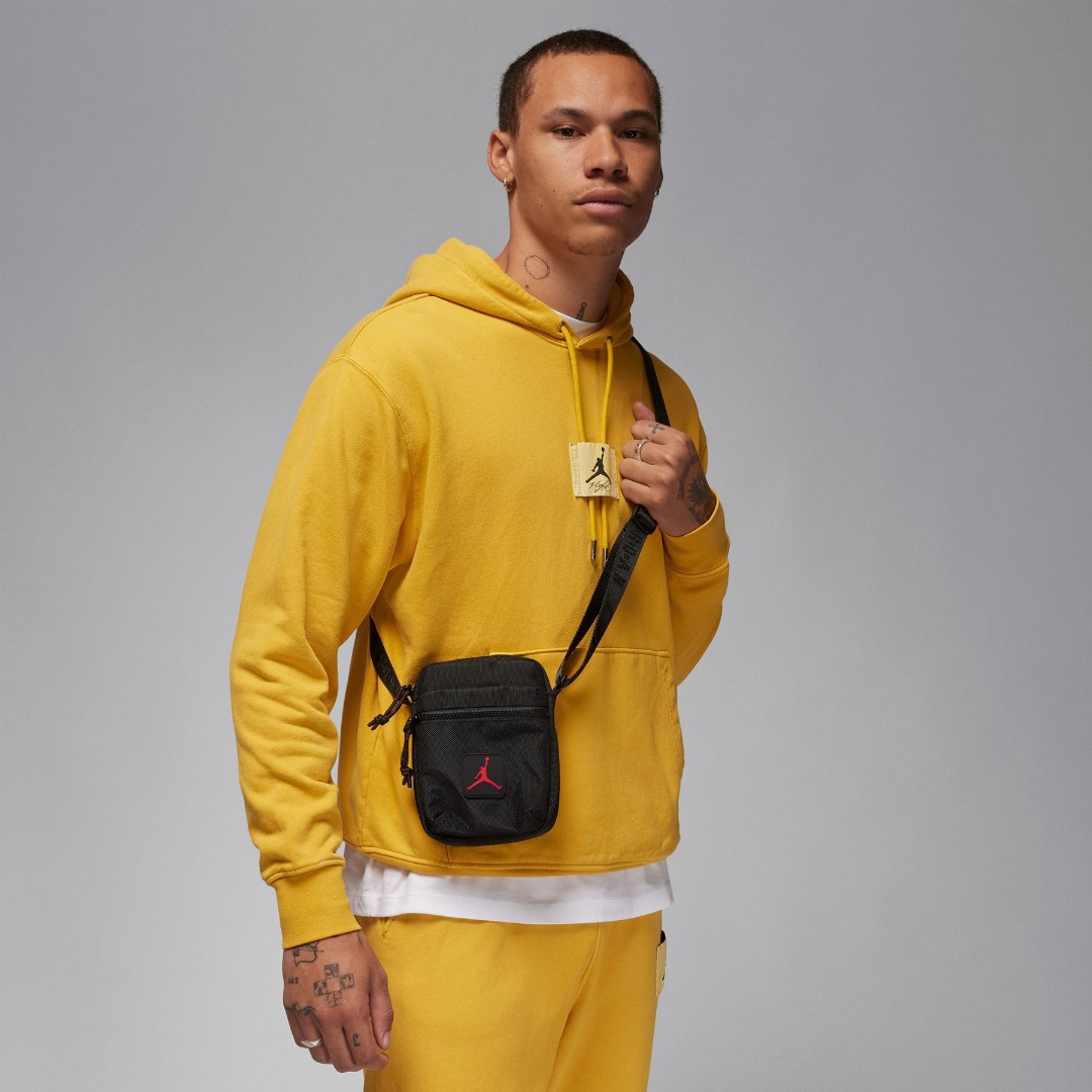 NIKE – Bolso Bandolera Jordan Rise Festival 1L Negro Unisex MA0892-023 - Imagen 3