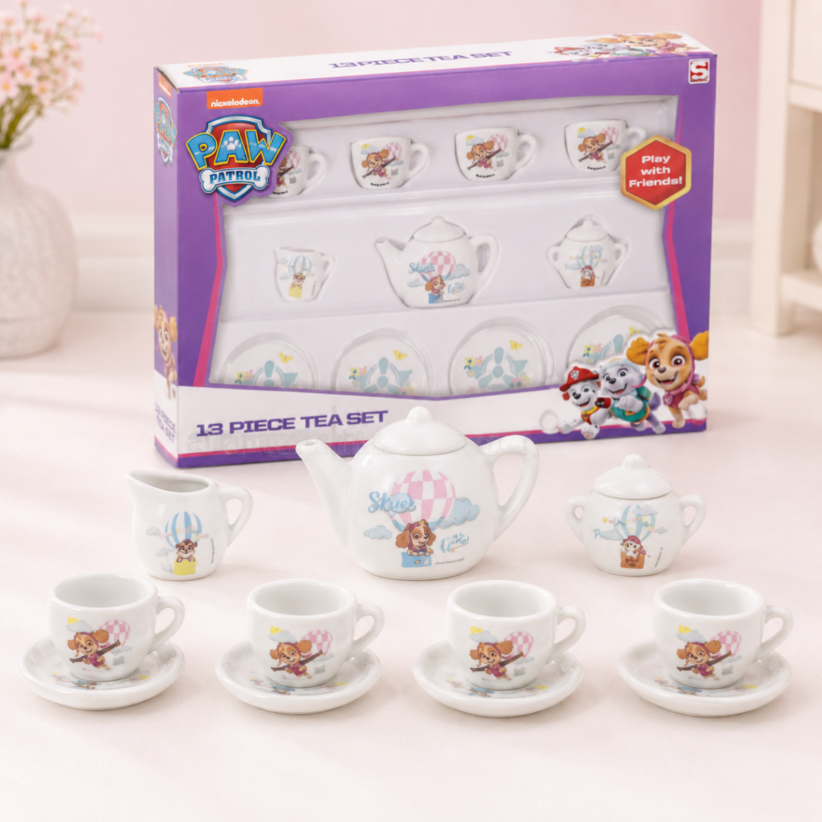 PAW PATROL – Juego de Té 13 Piezas Patrulla Canina Infantil 3+ - Imagen 9