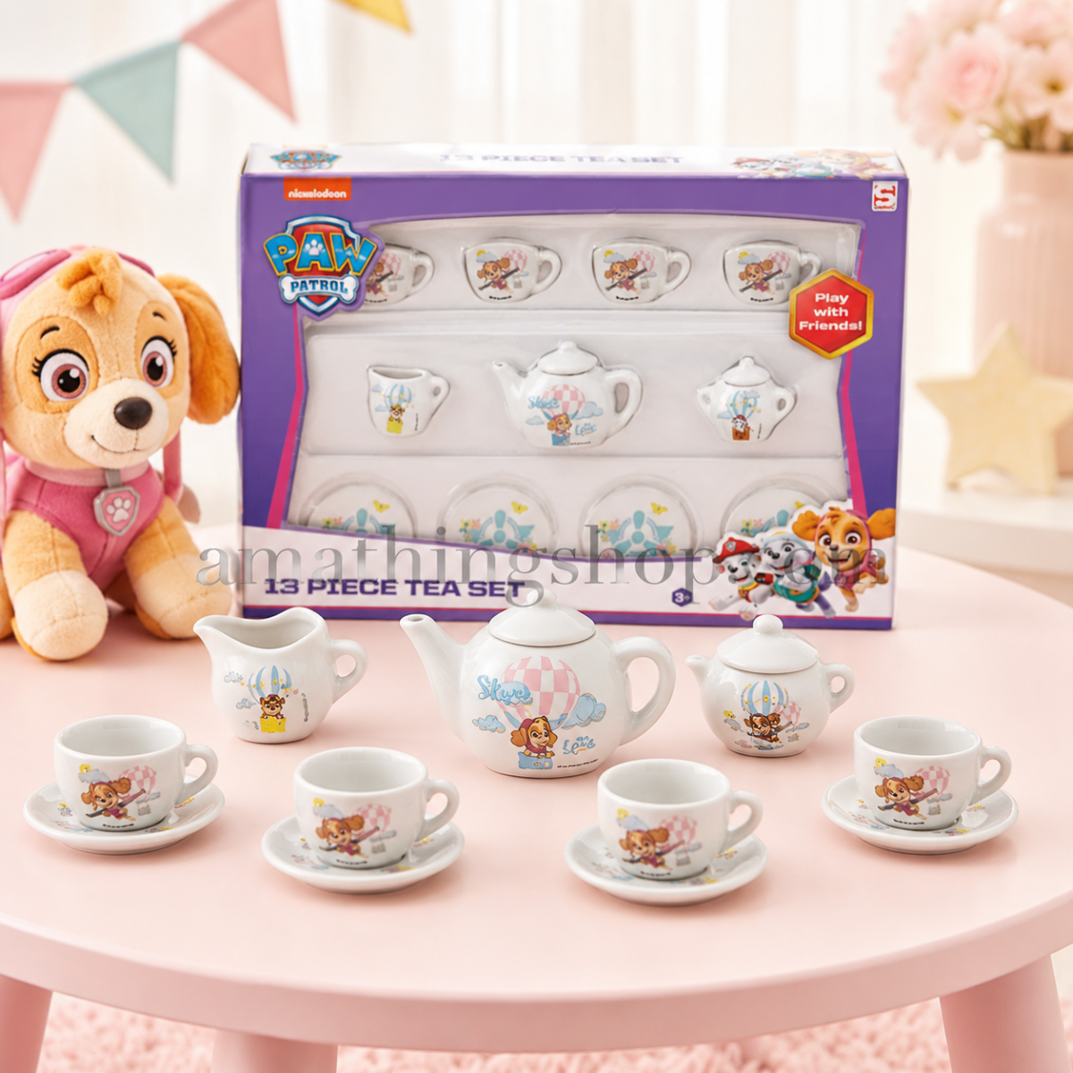 PAW PATROL – Juego de Té 13 Piezas Patrulla Canina Infantil 3+ - Imagen 7