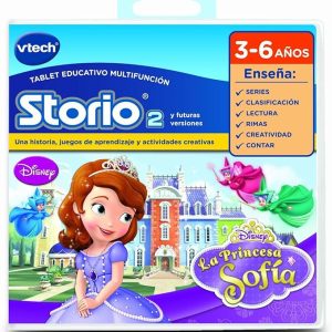 VTECH – Juego VTech Storio 2 Princesa Sofía Cartucho Educativo Infantil 3-6 Años