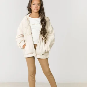 Legging de niña color camel
