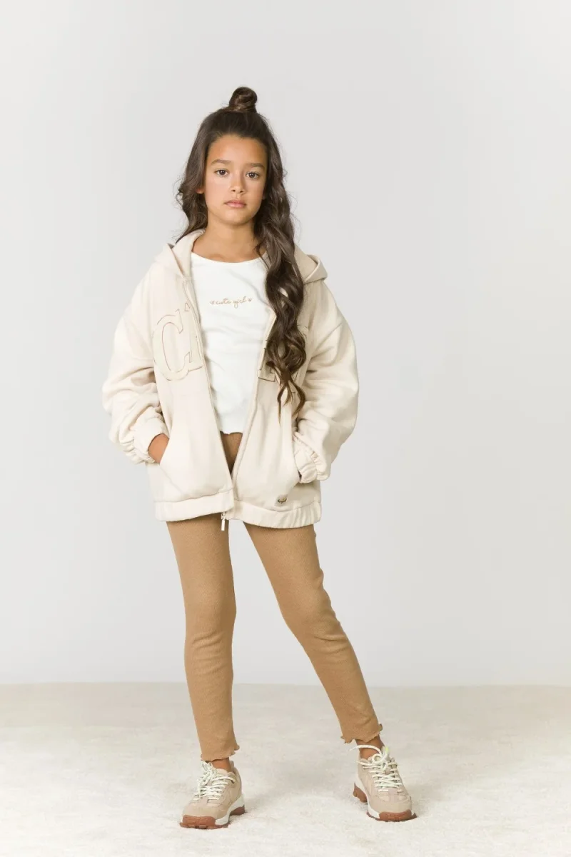 Legging de niña color camel - Imagen 2
