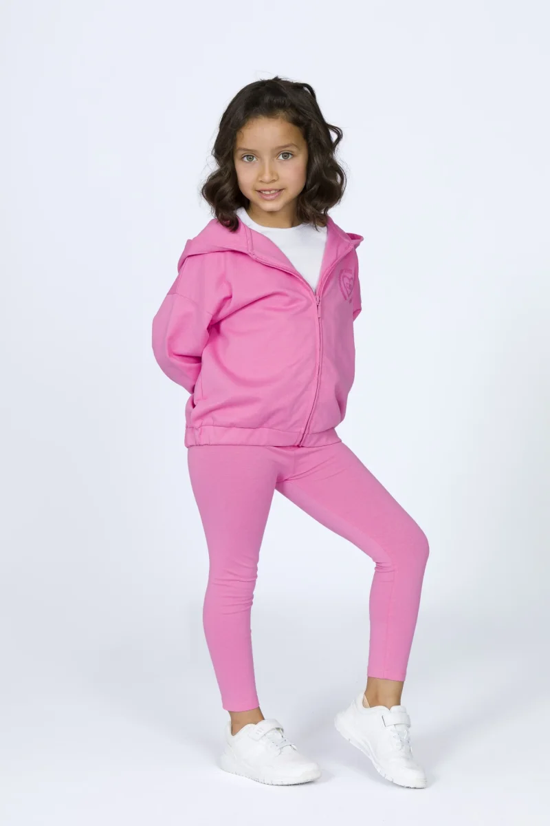 Legging de niña fucsia | Flexible y cómodo - Imagen 2