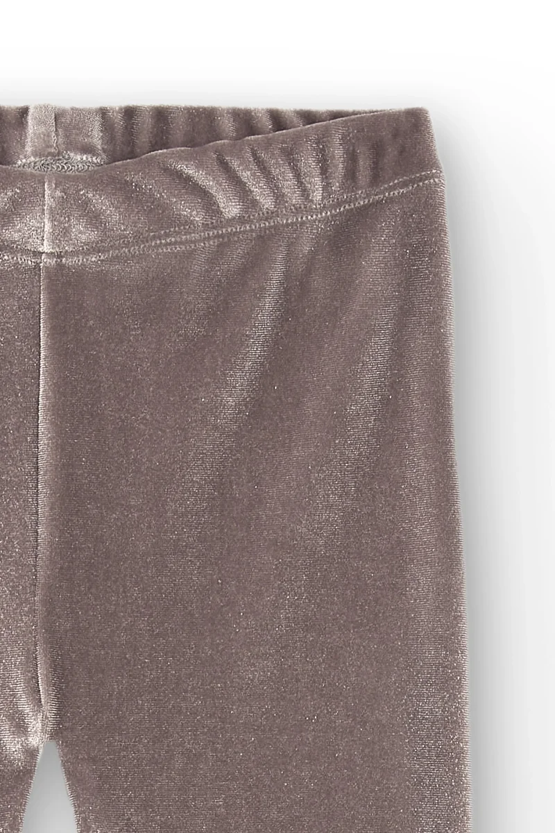 Legging de niña gris | Cintura elástica - Imagen 4