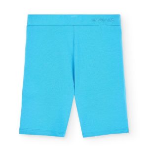Legging corto de niña azul