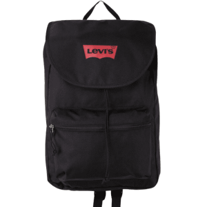 LEVI´S – Mochila Levi’s Light Canvas Negra Unisex 40x27x10 cm Trabajo Universidad Viaje