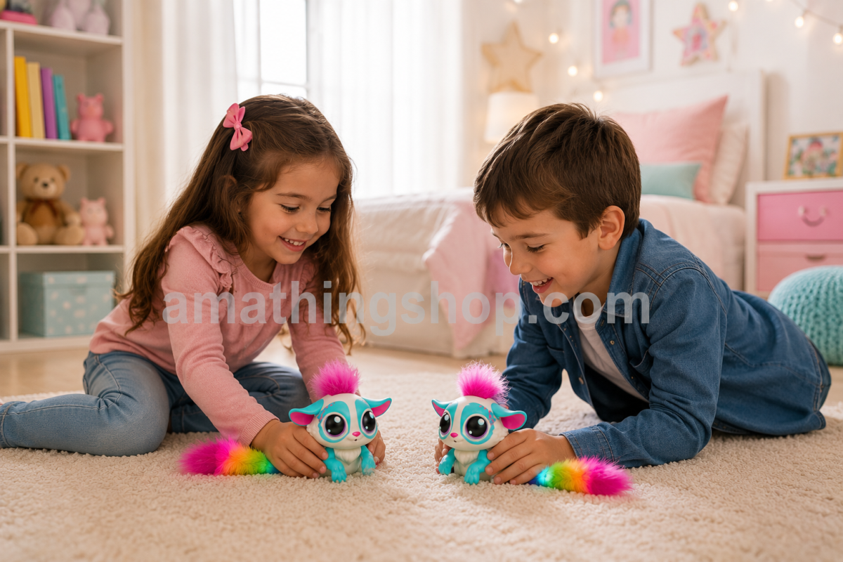 LIL´ GLEEMERZ – Lil’ Gleemerz Amiglow Mascota Interactiva GLL08 +5 Años - Imagen 5