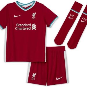 NIKE – 2020-2021 Liverpool Reds Home Kit – Uniforme Niño -Talla M (110-116 cms)
