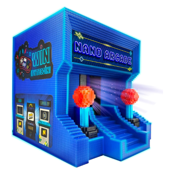 NANOBYTES – Nano Arcade NanoBytes KA8012 con Figura Exclusiva | Mini Máquina Recreativa Retro Coleccionable - Imagen 5