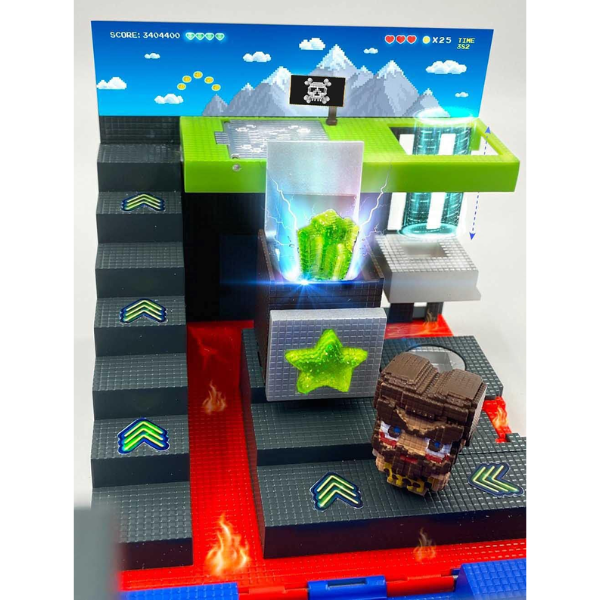 NANOBYTES – Nano Arcade NanoBytes KA8012 con Figura Exclusiva | Mini Máquina Recreativa Retro Coleccionable - Imagen 6