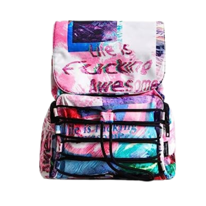 DESIGUAL – Mochila Multicolor Original para Mujer Adulta Desigual Helsinki Grande 22WAKA31