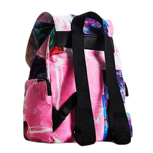 DESIGUAL – Mochila Multicolor Original para Mujer Adulta Desigual Helsinki Grande 22WAKA31 - Imagen 4