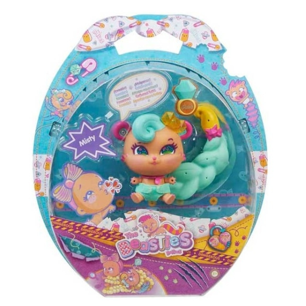 FAMOSA – The Beasties Bellies Misty Jewery Lover Muñeca Bellies joyas 13 cm Famosa regalo niña - Imagen 2