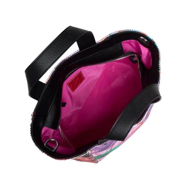 DESIGUAL – Bolso Desigual x Lacroix Valdivia Multicolor Mujer 22SAXPA7 - Imagen 6