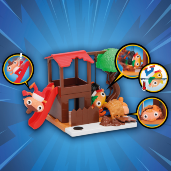 LUCKY BOB – Figuras Playset Parque 3 Bobs Serie 1. 3 Figuras Exclusivas y Accesorios - Imagen 5