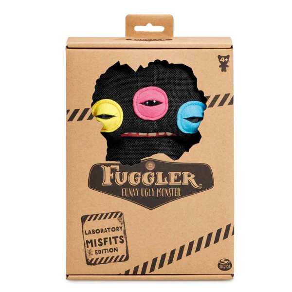 FUGGLER – Fuggler Annoyed Alien negro | Peluche alienígena 3 ojos raro - Imagen 3