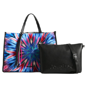 DESIGUAL – Bolso Mujer Hombro Lavender Hanover Multicolor 2 en 1
