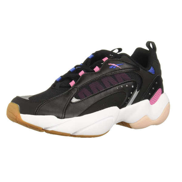 REEBOK – Zapatillas Reebok Royal Pervader Mujer Negro Rosa EH2488 Sneakers Chunky Casual - Imagen 4