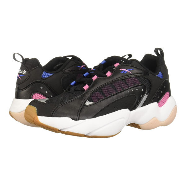 REEBOK – Zapatillas Reebok Royal Pervader Mujer Negro Rosa EH2488 Sneakers Chunky Casual - Imagen 3