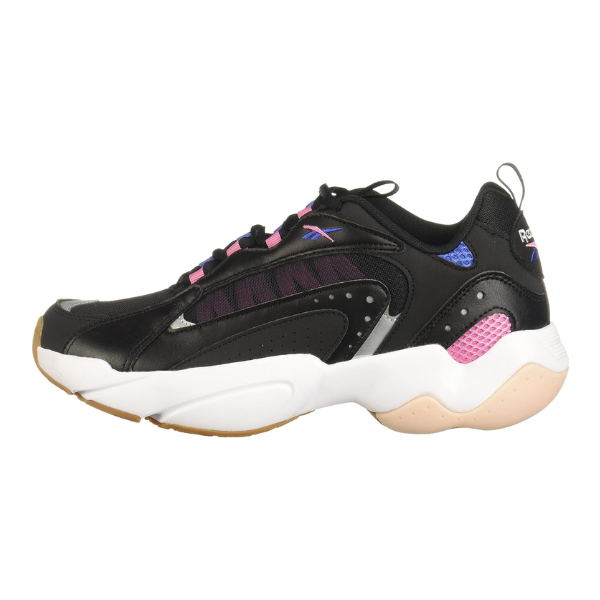 REEBOK – Zapatillas Reebok Royal Pervader Mujer Negro Rosa EH2488 Sneakers Chunky Casual - Imagen 6