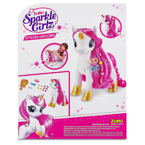 ZURU – Sparkle Girlz Unicornio Para Peinar con Accesorios - Imagen 5