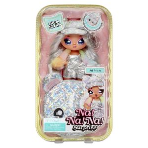 NA! NA! NA! SURPRISE – Muñeca Ari Prism Na! Na! Na! Surprise Glam Series + Bolso Osito 2en1 Regalo