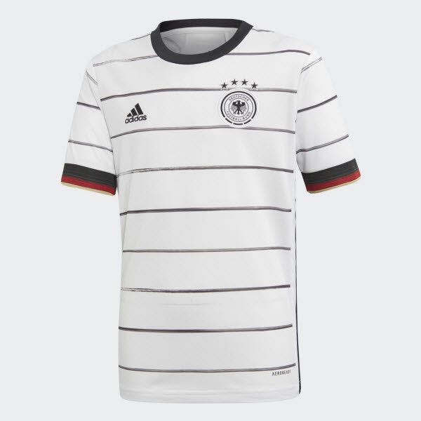 ADIDAS – Camiseta Selección Alemania Junior 13-14 Años Adidas Oficial Blanca EH6103 - Imagen 2