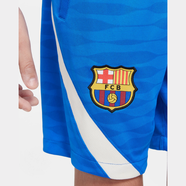 NIKE – Pantalón Corto Niño Nike FC Barcelona Dynamic Fit Strike Azul Talla M CW2162-427 - Imagen 5