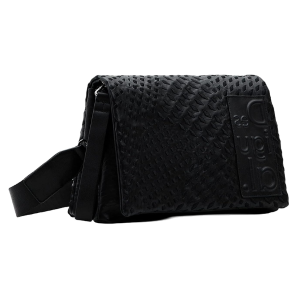 DESIGUAL – Bolso Bandolera Negro Mujer Desigual Magna Dortmund Pequeño 22WAXPA1