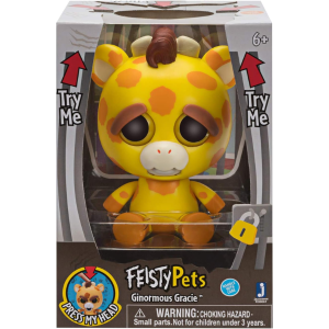 FEISTY PETS – Figura Ginormous Jirafa 4” Gracie 4″ Figura Interactiva Colección Niños Regalo Raro