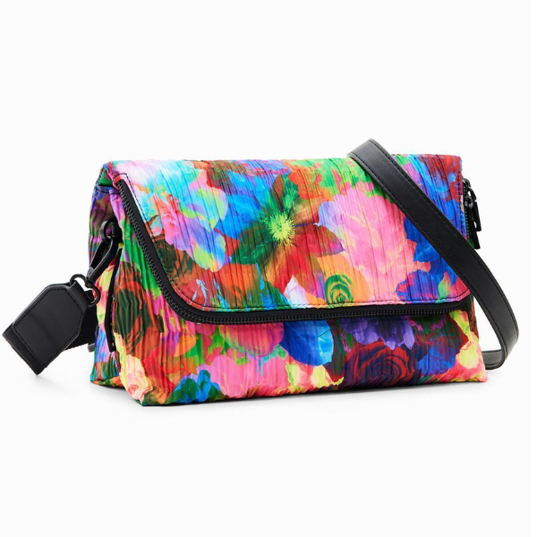 DESIGUAL – Bolso Bandolera Desigual Borealis Venecia Multicolor Floral Mujer 23SAXY13 - Imagen 4