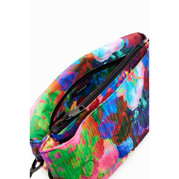DESIGUAL – Bolso Bandolera Desigual Borealis Venecia Multicolor Floral Mujer 23SAXY13 - Imagen 5