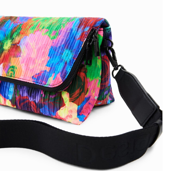 DESIGUAL – Bolso Bandolera Desigual Borealis Venecia Multicolor Floral Mujer 23SAXY13 - Imagen 6
