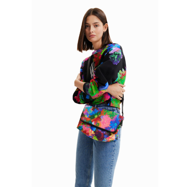 DESIGUAL – Bolso Bandolera Desigual Borealis Venecia Multicolor Floral Mujer 23SAXY13 - Imagen 7