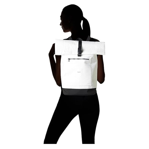 DESIGUAL – Mochila Desigual Blanca Trecking Backpack Grande 21SQXW05 - Imagen 6