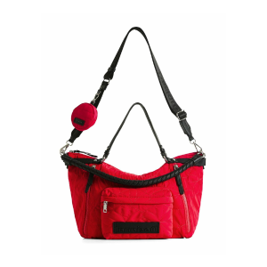 DESIGUAL – Bolso Desigual Rojo Prisma Libia Grande Bandolera 22SAXA32/3002