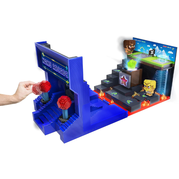 NANOBYTES – Nano Arcade NanoBytes KA8012 con Figura Exclusiva | Mini Máquina Recreativa Retro Coleccionable - Imagen 4