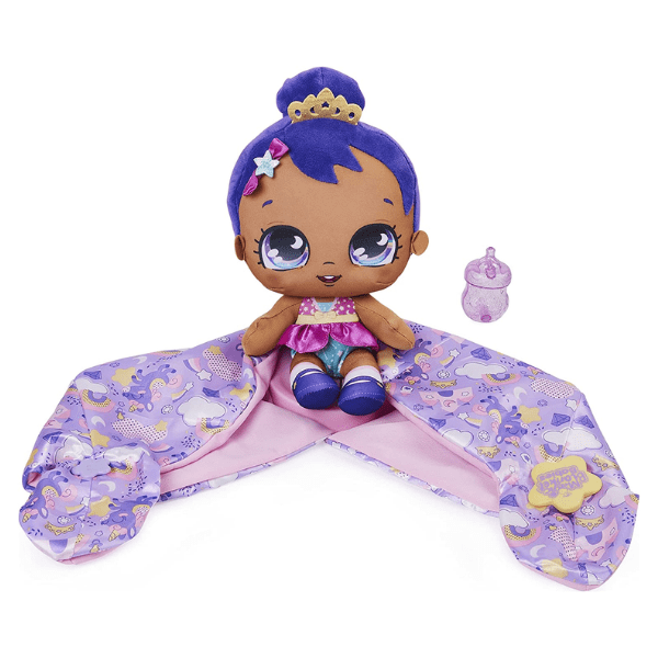 MAGIC BLANKET BABIES – Muñeca Bebé Sorpresa Lila – 80 sonidos y manta mágica - Imagen 5