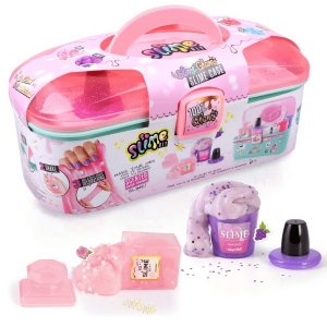 SO SLIME- Maletín Rosa So Slime SlimeGlam SSC167 con 3 Shakers