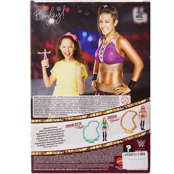 MATTEL – WWE Bayley Ultimate Fan Pack – Figura Articulada 6” Mattel con Accesorio Oficial | Edición Limitada - Imagen 4