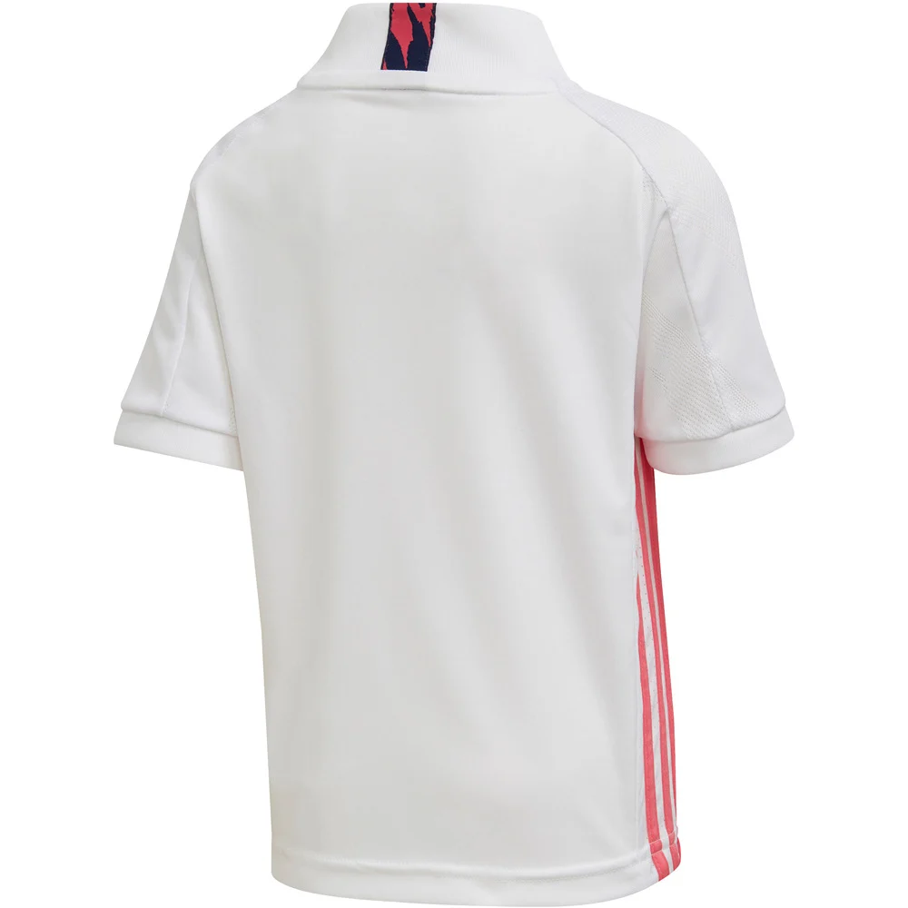 ADIDAS – Conjunto Real Madrid niño 2020/21 oficial | Kit Adidas blanco y rosa - Imagen 8
