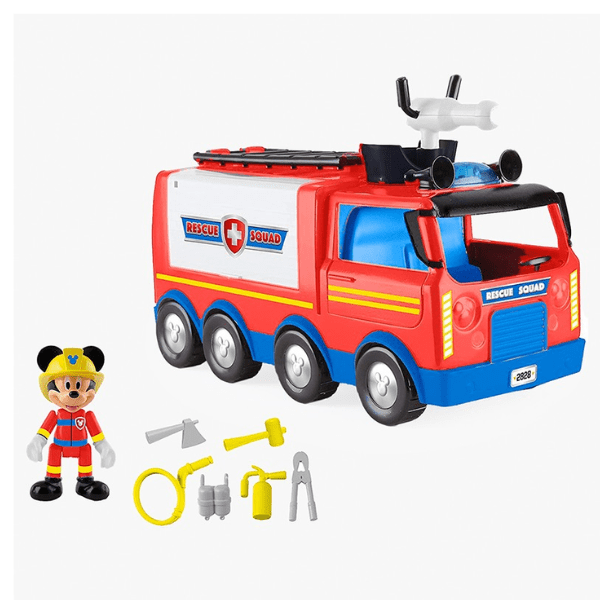 MICKEY MOUSE- Camión Bomberos Mickey con Luces y Sonidos IMC Toys + Figura 3 Años - Imagen 5