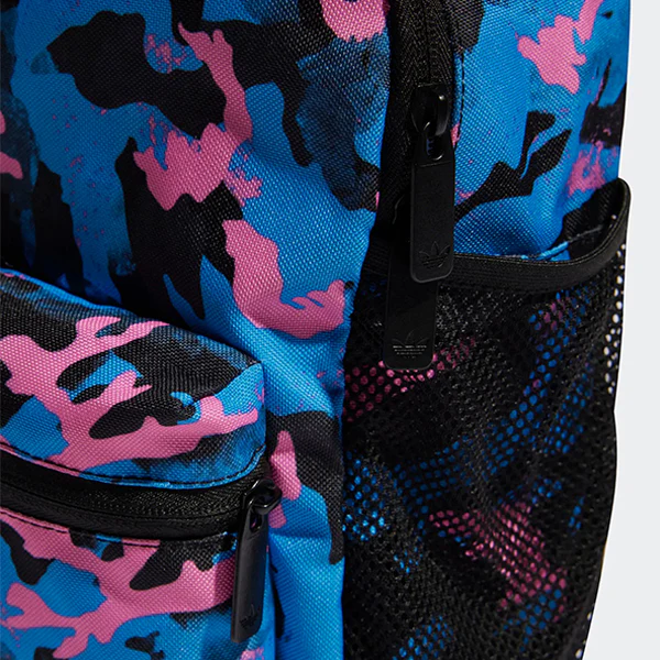 ADIDAS- Adidas Camo Inf BP Mochila Infantil Azul Negro Unisex Mini - Imagen 9