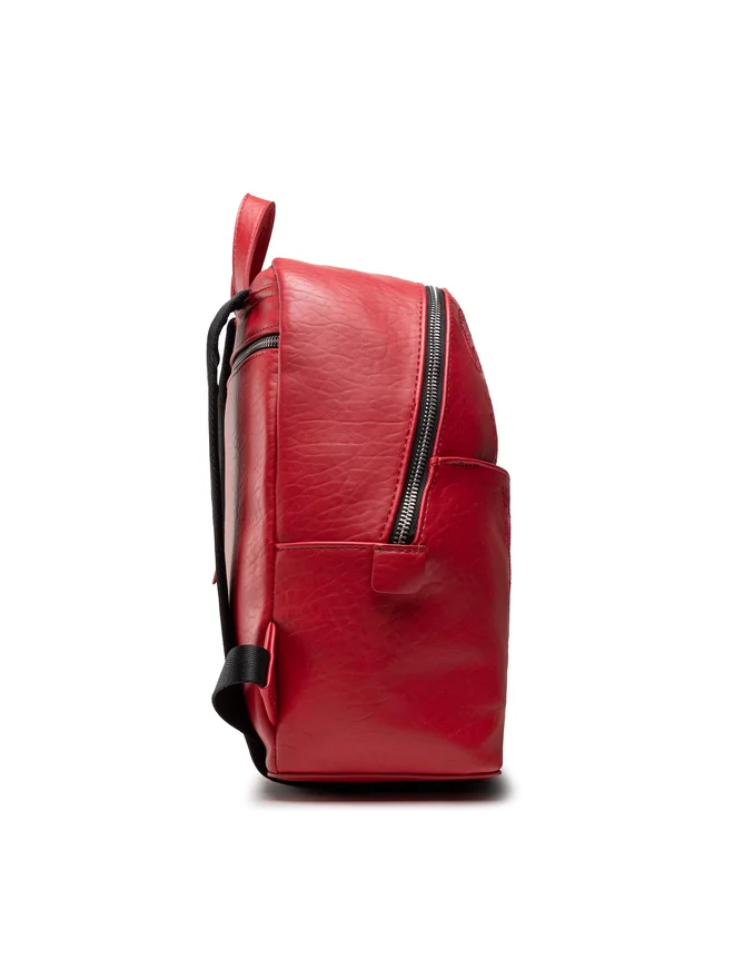 DESIGUAL – Mochila Desigual Back Rising Mombasa Mini Roja Mujer 24x30x12cm - Imagen 9